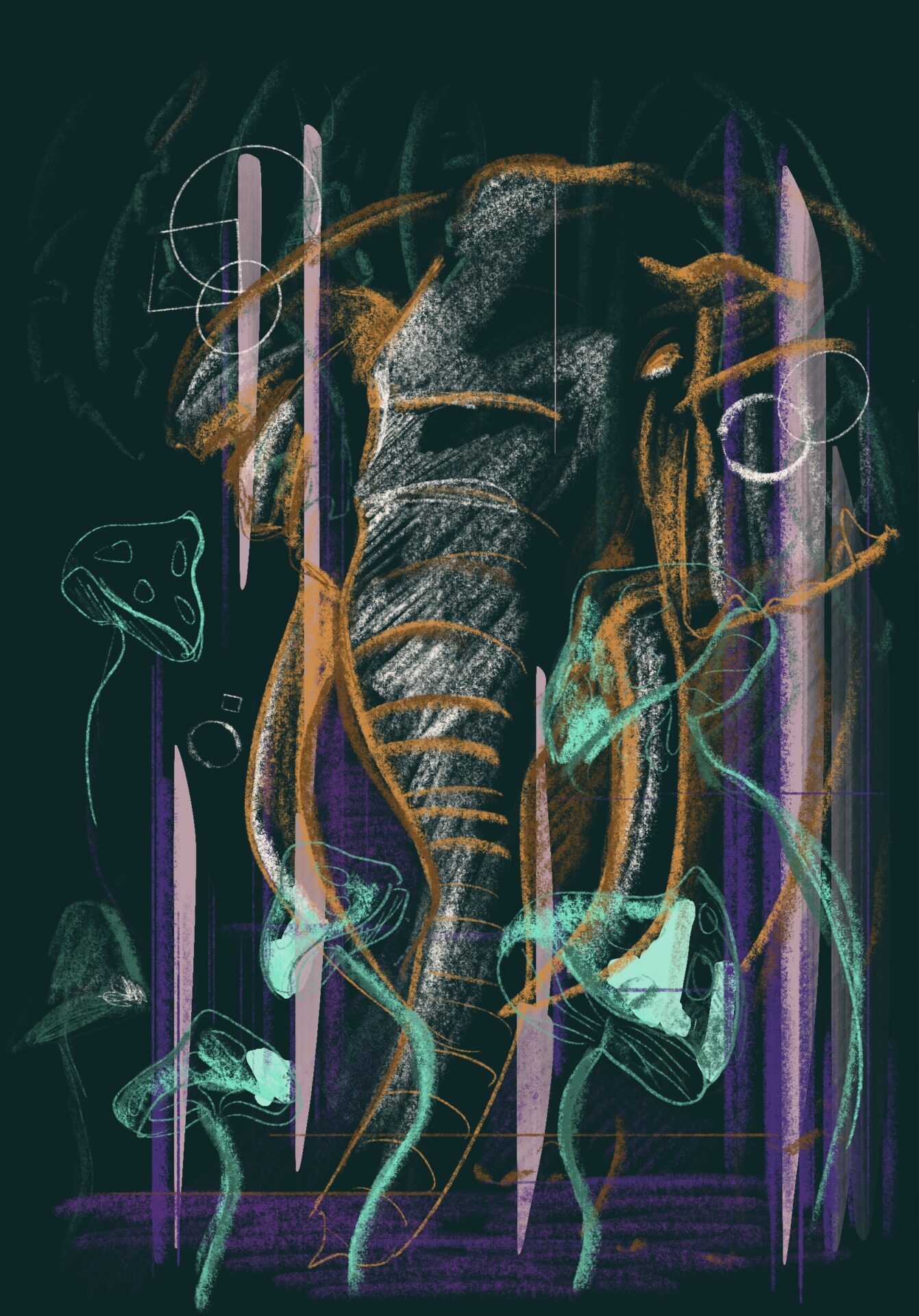 songe d'un éléphant